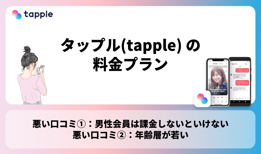 タップル(tapple) の料金プラン